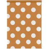 Lichtblick Doppelrollo blickdicht ohne Bohren Klemmbar, Anschraubbar Orange 110 cm x 150 cm (B x L)