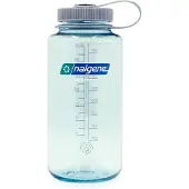 Nalgene Wasserflasche Wide Mouth 1000 ml Seafoam