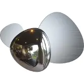 Maytoni Wandleuchte Jack-stone LED incl. Nickel aus Edelstahl 200 Lumen 8W für Küche, Schlafzimmer, Wohnzimmer, Esszimmer, Lobby
