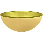 vidaXL Waschbecken Hartglas 30x12 cm Golden