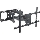 Puremounts 65-Zoll-TV-Montage für Schwarz