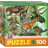 Eurographics Puzzle Pflanzenfressende Dinosaurier 100 Teile
