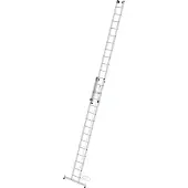 Proregal Sprossen-Seilzugleiter 2-teilig mit nivello-Traverse 2x14 Sprossen