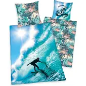 Herding "Surfer ( Young Collection )" Bettwäsche, 100% Baumwolle ( Renforcé ), 80x80 cm + 135x200 cm