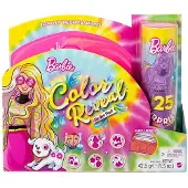 Barbie Enthüllen Sie Farbset Des Geschenk-neon-tie-dye-blumenpuppen