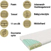 Träumeland Matratze WIND - BETTER DREAMS EDITION 60 x 120 x 11 cm