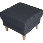 Max Winzer Hocker Lorris - Flachgewebe denim - Maße: 53 x 53 x 45 cm