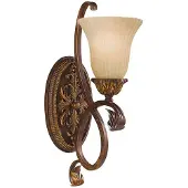 FEISS Zeitgenössische Wandleuchte Sonoma Valley Stahl Antik Braun Glas 1 Licht E27