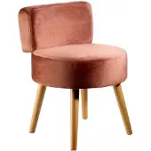 Echtwerk Sessel Milo taupe buche Stoff 43,0 x 43,0 x 59,0 cm, 1 St.
