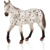 Small Foot Mojo Fun Appaloosa Stallion, 3 Jahr(e), HORSE WORLD, Weiß, Schwarz, Polyvinylchlorid (PVC)