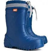 Demar Kinder Gummistiefel Winterstiefel Regenstiefel Kinderstiefel Gefüttert Blau 36/37
