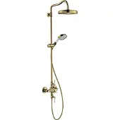 Hansgrohe Showerpipe Axor Montreux m TH, Kopfbrause, 240mm, 1j, pol. gol opt
