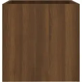 Prolenta Maison Exclusive - Pflanzgefäß Braun Eichen-Optik 40x40x40 cm Holzwerkstoff