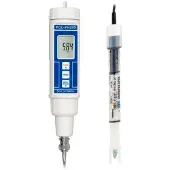 Pce Instruments -PH20P PH-Tester für Kosmetika (Pasten)|0,01 pH |Data-Hold | Kalibrierung pH 4, 7, 10 (autom.)
