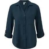QS Bluse Bluse mit Turn-up