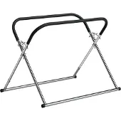 Wiltec Klappbarer Windschutzscheibenständer, höhenverstellbar 80-100 cm, belastbar bis 75 kg, Reparaturständer, Scheibenbock, Lackierständer