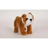 Semo Plüschtier Hund, Bulldogge, 24 cm, Kuscheltier Stofftier Haustiere Hunde