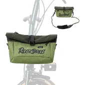 RockBros Lenkertasche Robuste Multifunktionale 2,8-4,6L für Klapprad und Brompton Grün