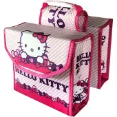 Bike Fashion HELLO KITTY Doppelpacktasche // neues Design, mit Streifen (816090)