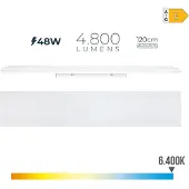 EDM LED-Streifen 48w 6400k Kaltlicht 4800lm 12x120x4,5cm