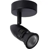 Licht-Erlebnisse Strahler Metall GU10 verstellbar Schwarz Modern