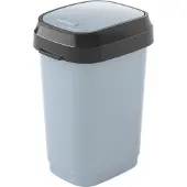 Kis Abfallbehälter DUAL SWING 10 Ltr. grau/anthrazit