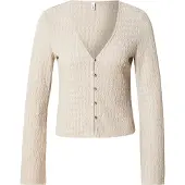 ONLY Strickjacke "ONLILSE L/S CARIDGAN STRUC JRS" Kunstfaser, V-Ausschnitt
