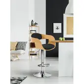 CLP Barhocker Kingston C natura/schwarz