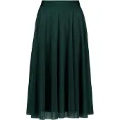 Zero Midirock "Damen mit elastischem Bund" Material.
