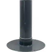 Fleck Flachdach-Unterteil mit Flansch aus Hart PVC DN 150
