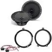Axton ATX165 Koaxial Lautsprecher Einbauset für Mercedes C Klasse W202 vorne