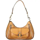 GUESS Schultertasche Karamell
