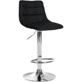 CLP Barhocker Jerry Kunstleder chrom schwarz