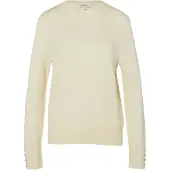 s.Oliver Strickpullover Feinstrickpullover aus Viskosemix mit Zierknöpfen