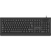 Conceptronic KAYNE01IT USB-Tastatur mit Smart-ID-Kartenleser, italienisches Layout, Volle Größe (100%), Kabelgebunden, USB, QWERTY, Schwarz