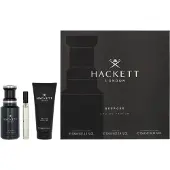 Hackett London Edp Spray 100 ml/Showergel 100 ml/Travel Spray 10 ml Hackett Bespoke Giftset