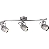 Paulmann Spotlight Gamma LED 3x3,5W GU10 230V Nickel gebürstet Metall