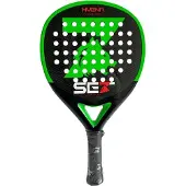 Set Padelschläger Hyena Serie Rund, Mittel Balance, 46x26 cm, 38 mm Dicke, 355-370g
