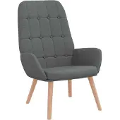 Syfax Relaxsessel Dunkelgrau Stoff