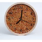 Tulup Holzuhr 30fi cm wanduhr - Mauer Architektur