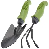 Progarden Gartenwerkzeug-Set aus Metall, Handgrubber und Blumenkelle