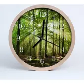 Tulup Holzuhr 20fi cm wanduhr - Natur Wald Natur