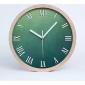 Tulup Holzuhr 20fi cm wanduhr - weiße Spitzen - maritimes gradient