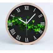 Tulup Holzuhr 20fi cm wanduhr - weiße Spitzen - geometrycznaala