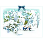 Sonstige Verlage Adventskalender Zwerge im Schnee