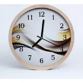 Tulup Holzuhr 30fi cm wanduhr - Abstrakte Kunst