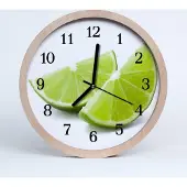 Tulup Holzuhr 20fi cm wanduhr - Limette