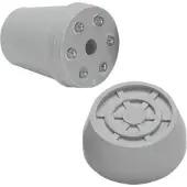Ossenberg Krückenkapsel mit Spikes 20mm,grau(),