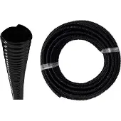 Bevo Spiralschlauch Förderschlauch Ansaugschlauch Ø19mm schwarz 30m Poolschlauch
