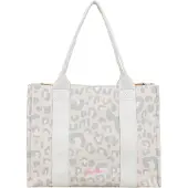 Fritzi aus Preußen Schultertasche Tote Shopper Canvas Leo Sand beige